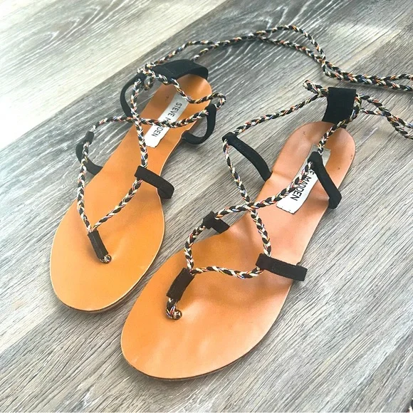Steve Madden Shoes Steve Madden Lace Up Sandals Poshmark